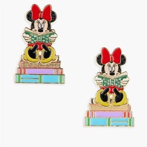 BaubleBar Minnie Mouse Bookworm Back to School Earrings
